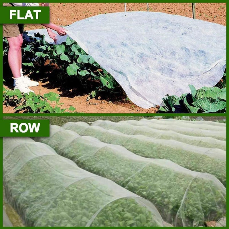 Sprthrd 6.5x33 FT Plant Covers Freeze Protection, 1.2oz Frost Cloth Floating Row Cover for Outdoor Plants, Winter Garden Frost Blanket for Vegetables, Flowers, Shrubs, Trees - Image 5
